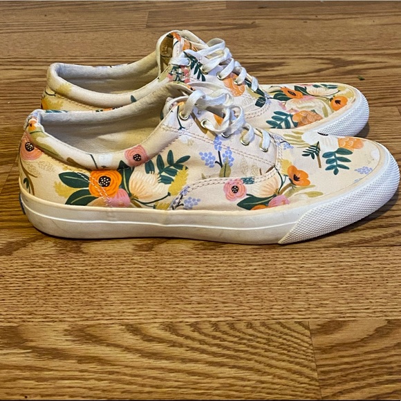 Keds x Rifle Paper Co. Anchor Sneakers in Lively Floral - Picture 6 of 6